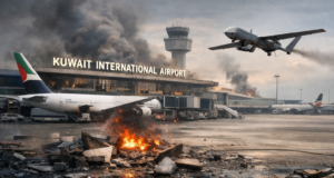 Iran-Linked Drone Strike Hits Kuwait International Airport