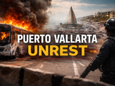 Puerto Vallarta disruptions after vehicle fires, road blockades, and a “Code Red” response