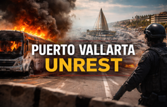Puerto Vallarta disruptions after vehicle fires, road blockades, and a “Code Red” response