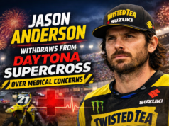 Jason Anderson Withdraws from Daytona Supercross Round 8