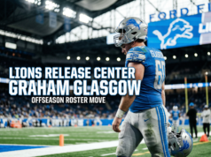 Lions release center Graham Glasgow: what it means for Detroit’s 2026 offseason