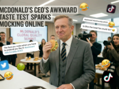 McDonald’s CEO’s Awkward Big Arch Taste Test Goes Viral